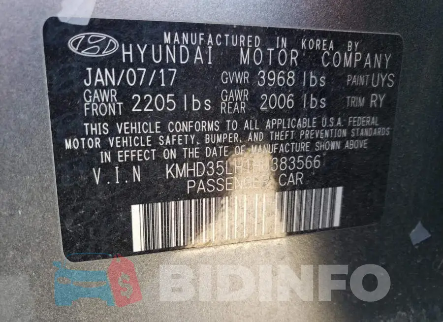 KMHD35LH1HU383566 Photo# 12