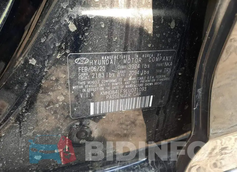 KMHD84LF9LU071093 Photo# 12