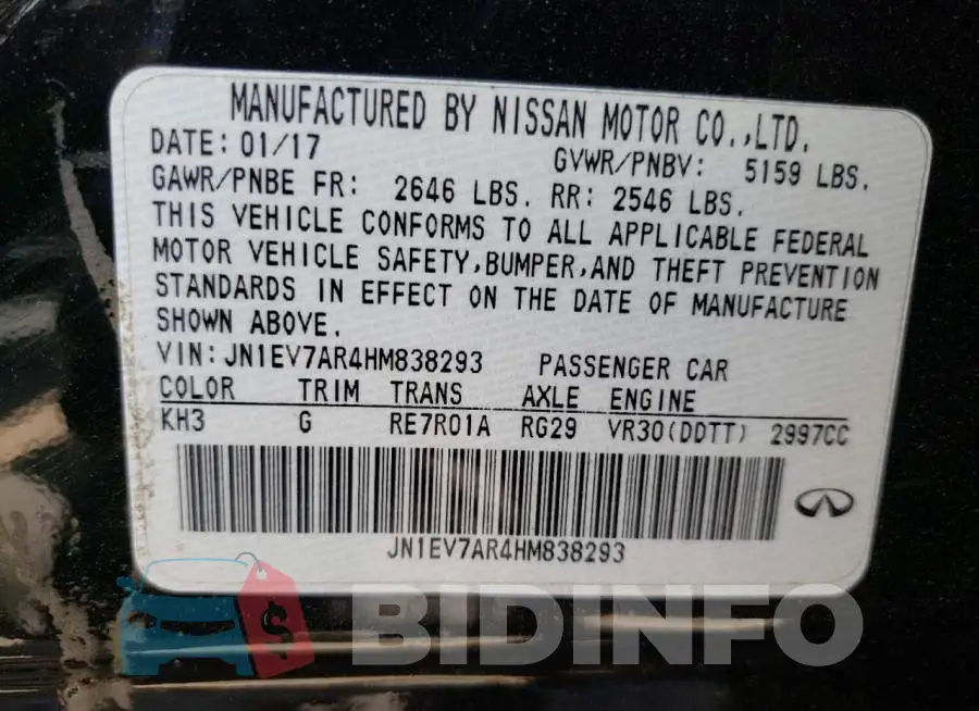JN1EV7AR4HM838293 Photo# 13