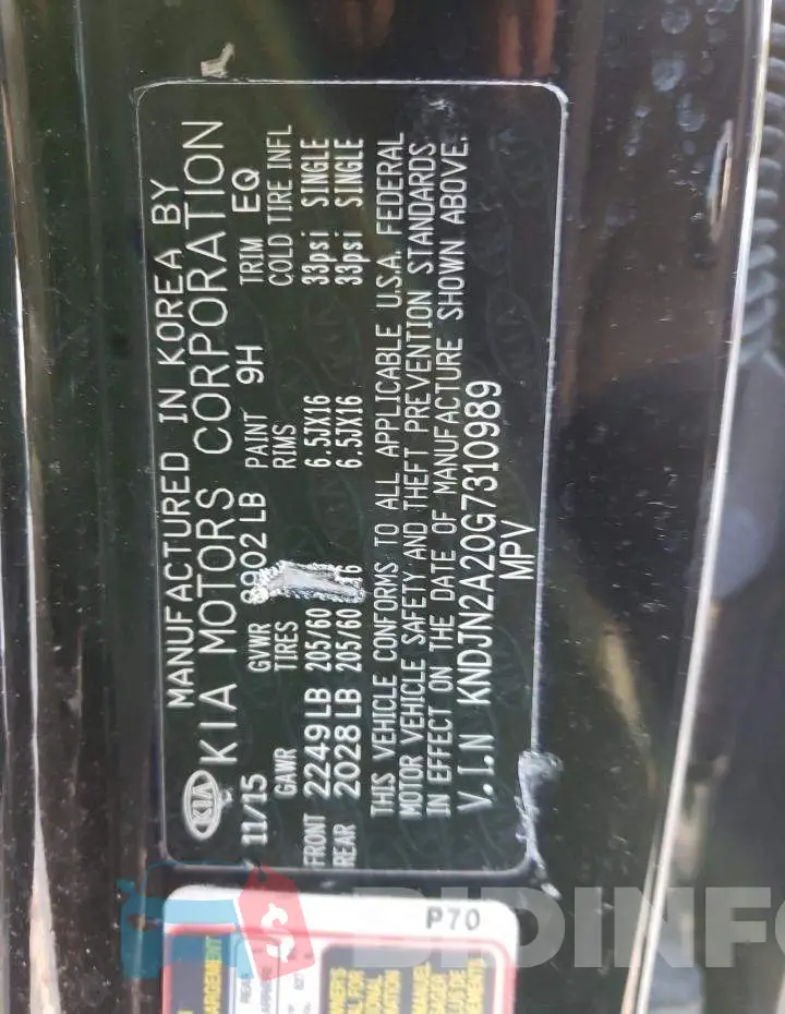KNDJN2A20G7310989 Photo# 13