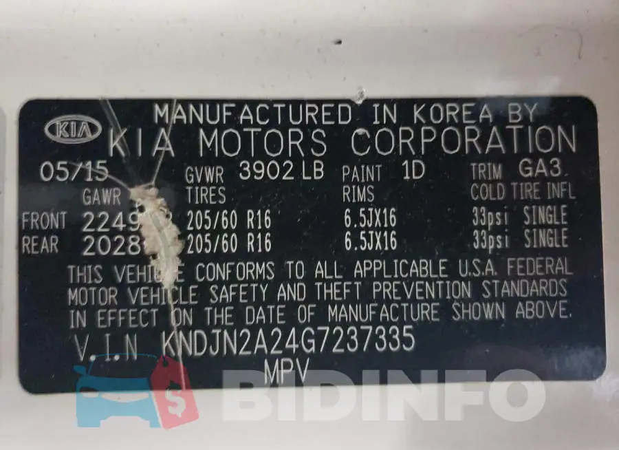 KNDJN2A24G7237335 Photo# 12