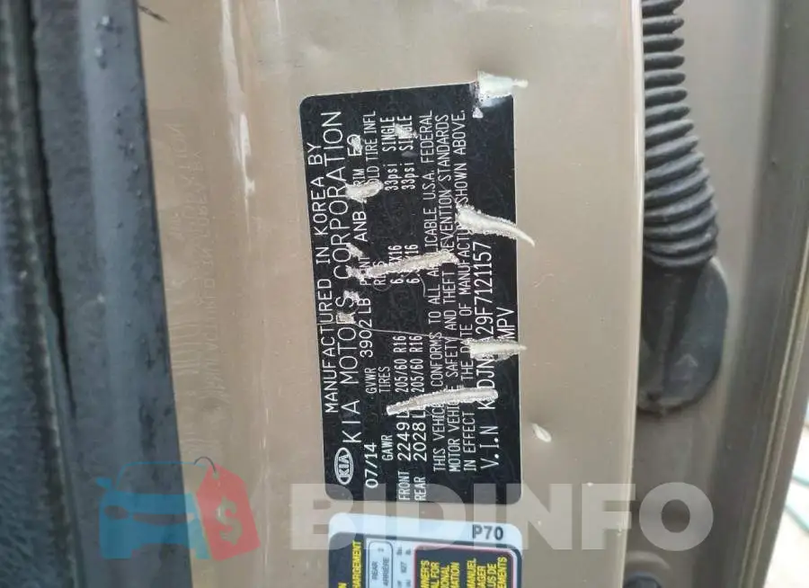 KNDJN2A29F7121157 Photo# 10