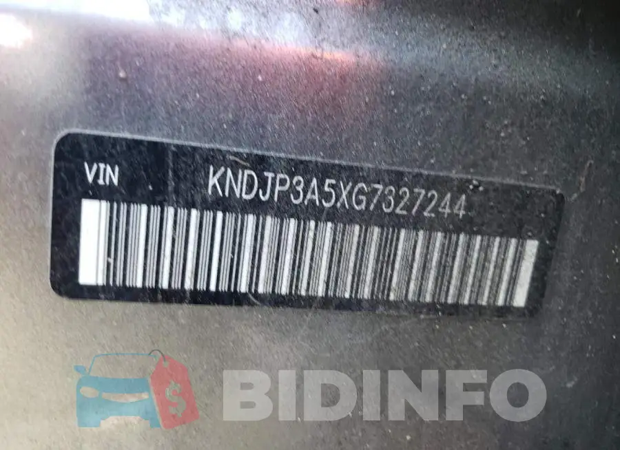 KNDJP3A5XG7327244 Photo# 12