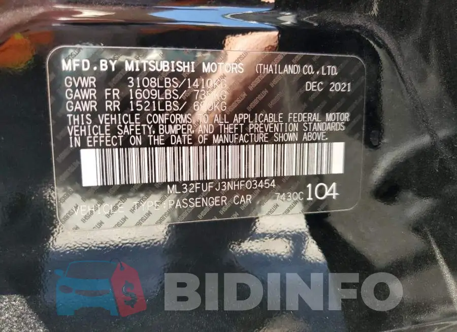 ML32FUFJ3NHF03454 Photo# 12