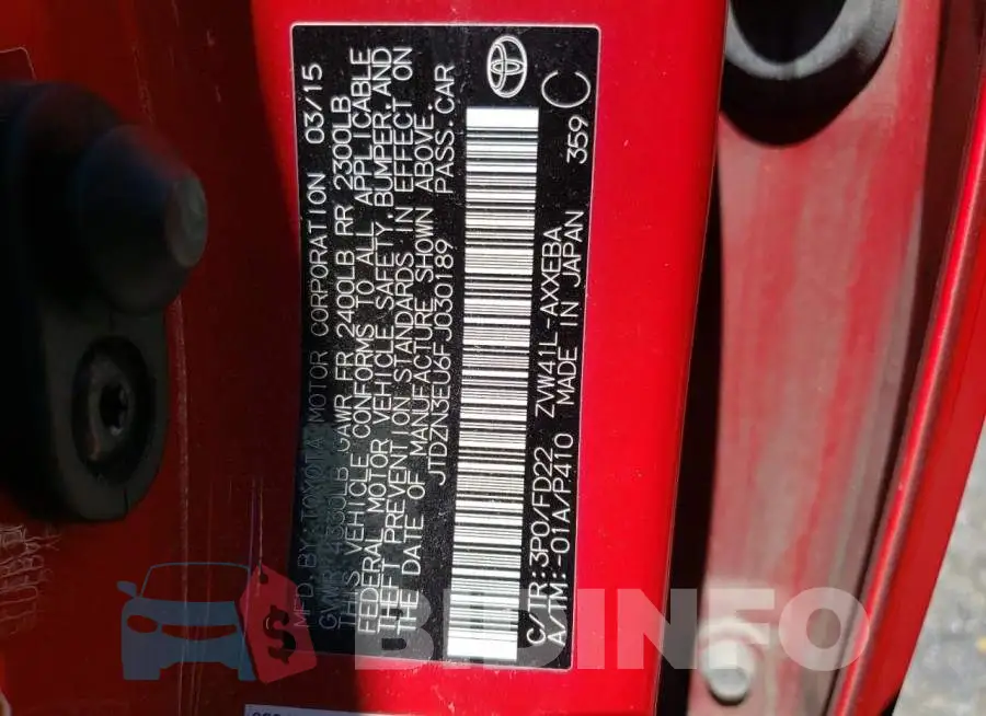 JTDZN3EU6FJ030189 Photo# 10