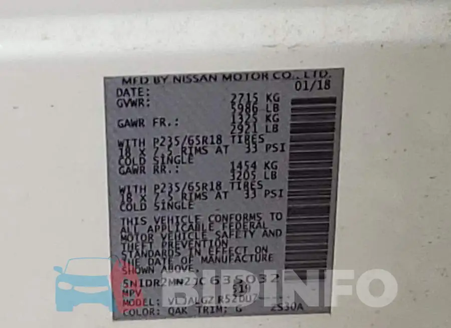 5N1DR2MN2JC635032 Photo# 13