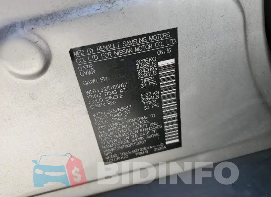 KNMAT2MT8GP713287 Photo# 13