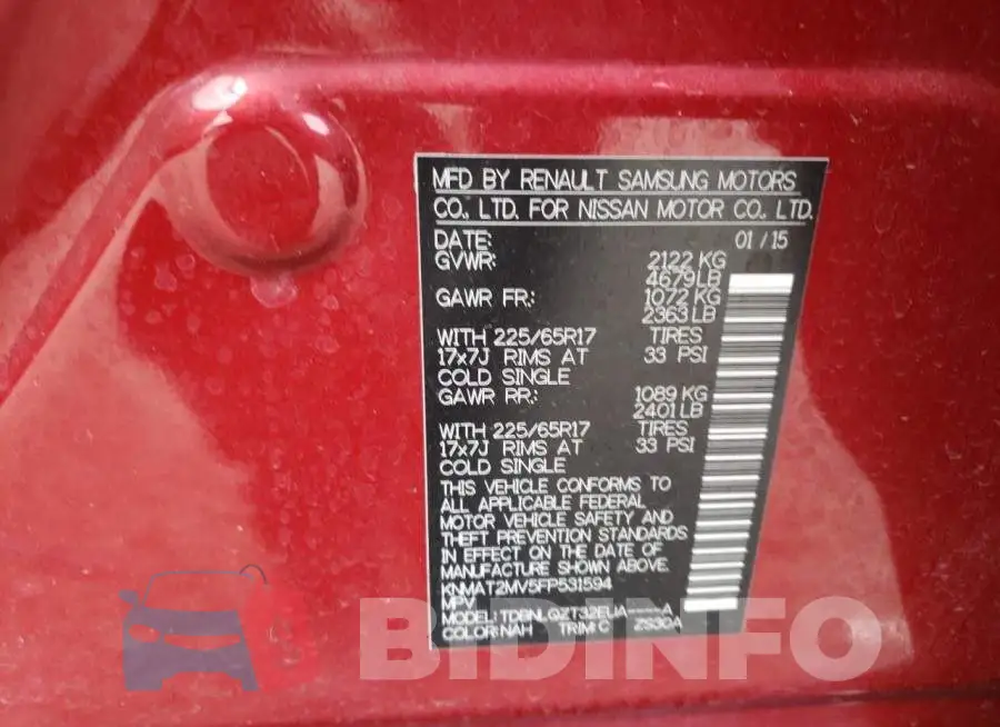 KNMAT2MV5FP531594 Photo# 12