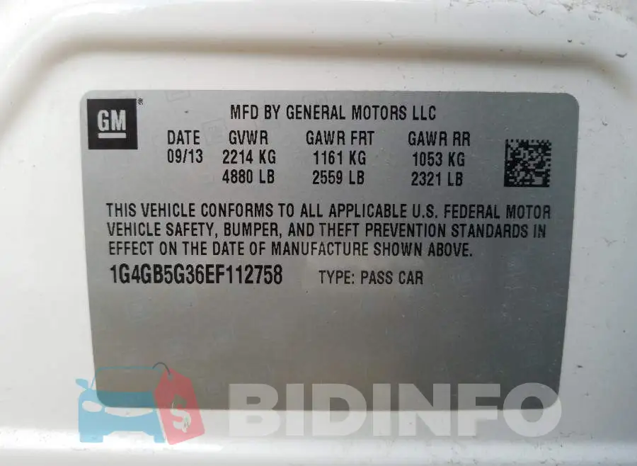 1G4GB5G36EF112758 Photo# 10