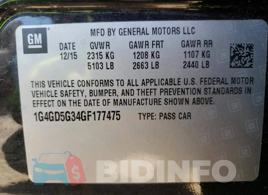 1G4GD5G34GF177475 Photo# 12
