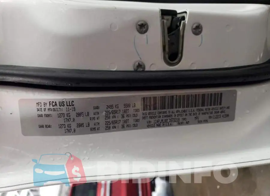 1C4PJMLB2LD573219 Photo# 13
