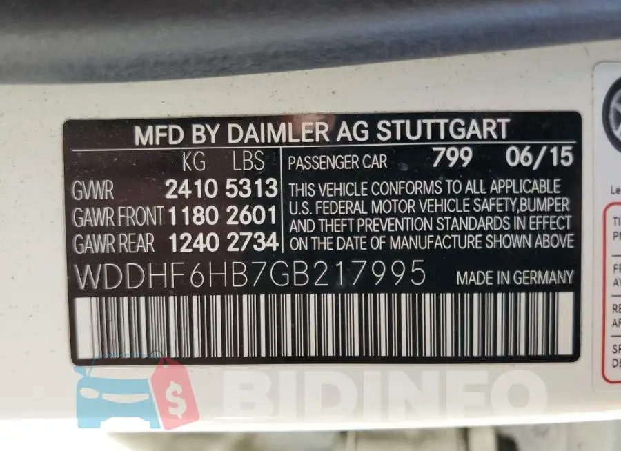 WDDHF6HB7GB217995 Photo# 12