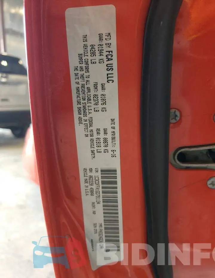 1C3CDFFA1GD791134 Photo# 12