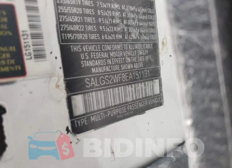 SALGS2WF8EA151131 Photo# 13