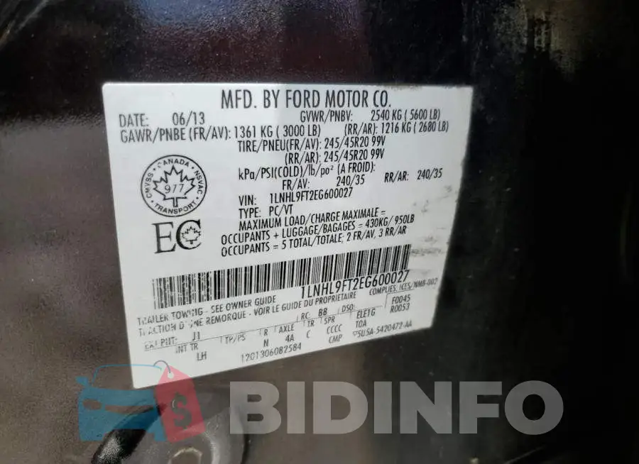 1LNHL9FT2EG600027 Photo# 12