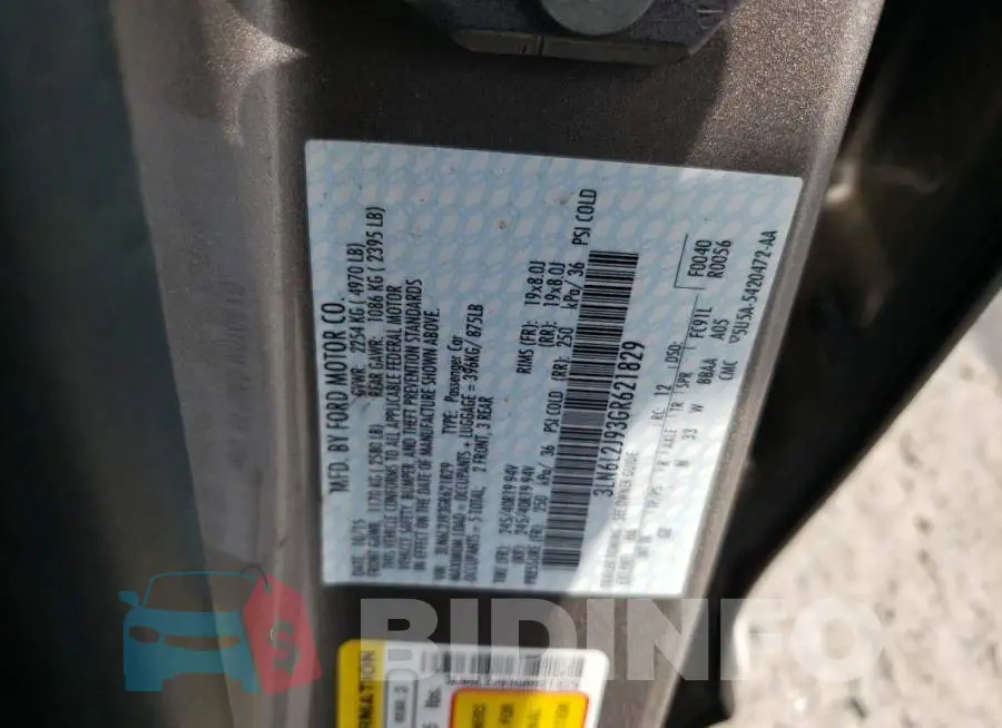 3LN6L2J93GR621829 Photo# 12