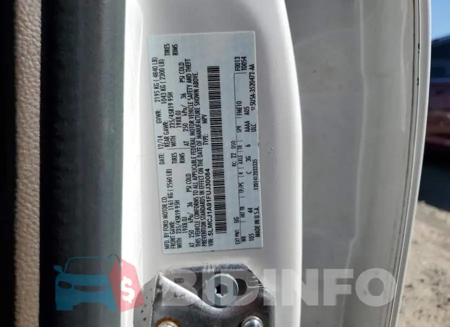 5LMCJ1A91FUJ30084 Photo# 12