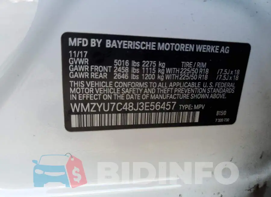 WMZYU7C48J3E56457 Photo# 12