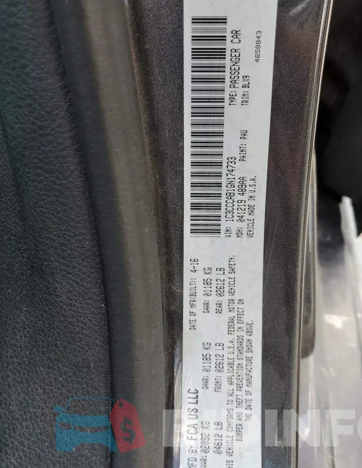 1C3CCCAB1GN174733 Photo# 12