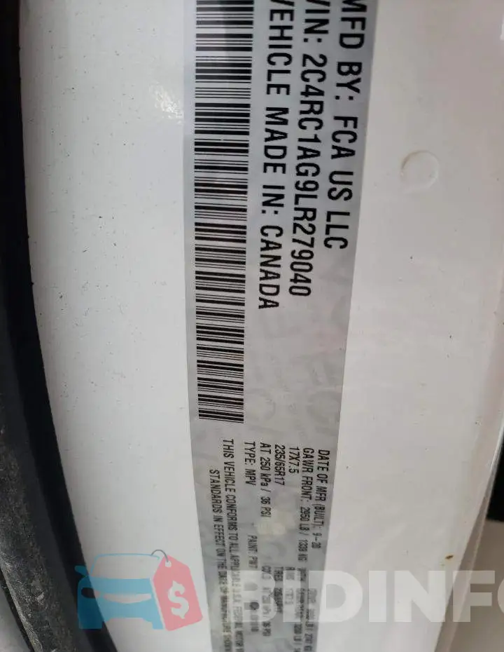 2C4RC1AG9LR279040 Photo# 13