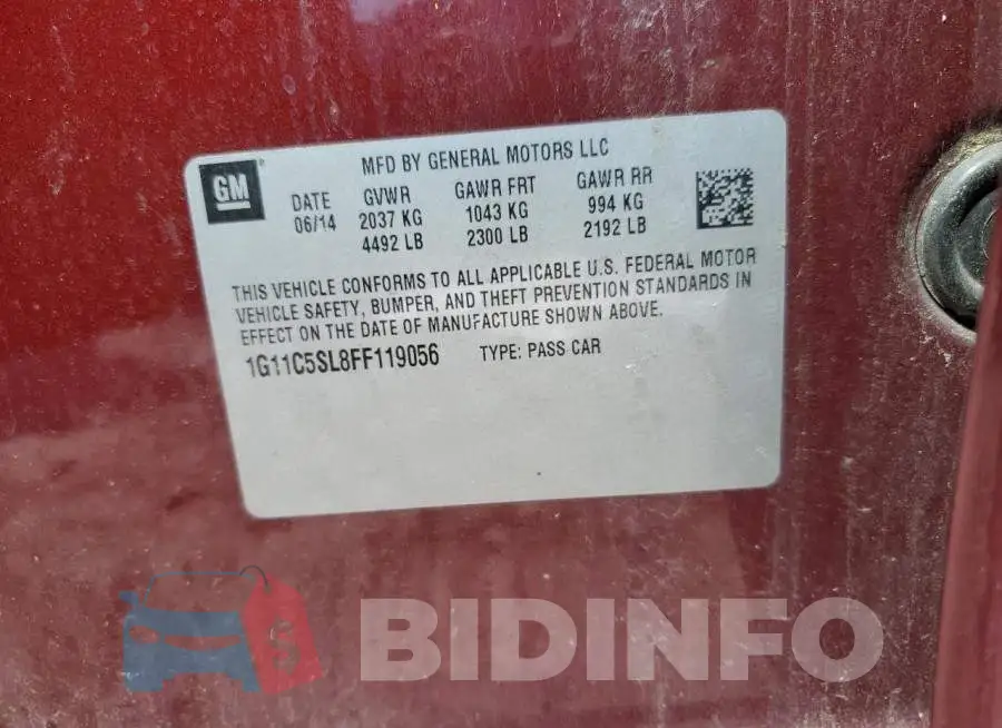 1G11C5SL8FF119056 Photo# 12