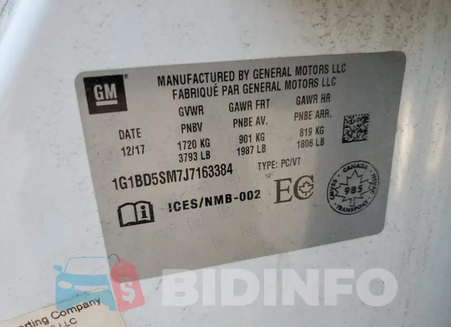 1G1BD5SM7J7163384 Photo# 12