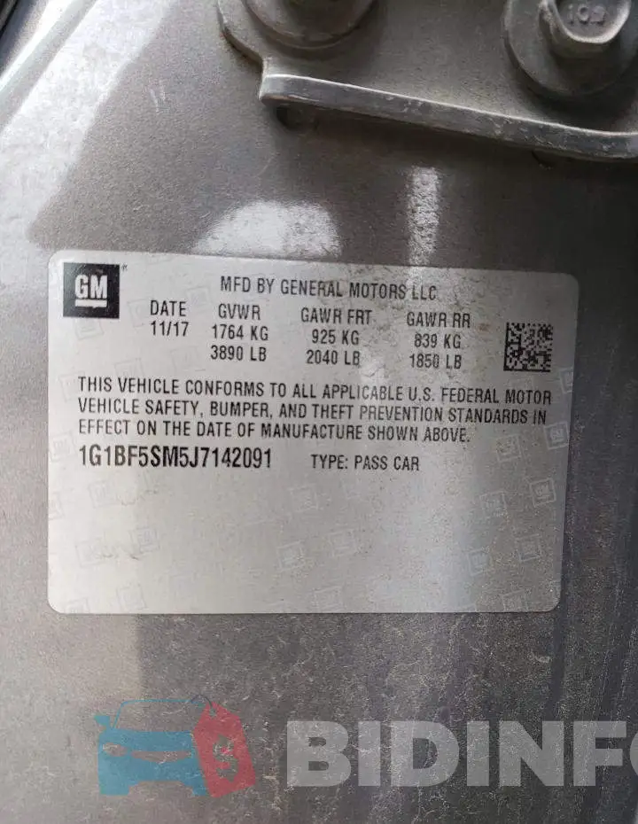 1G1BF5SM5J7142091 Photo# 13