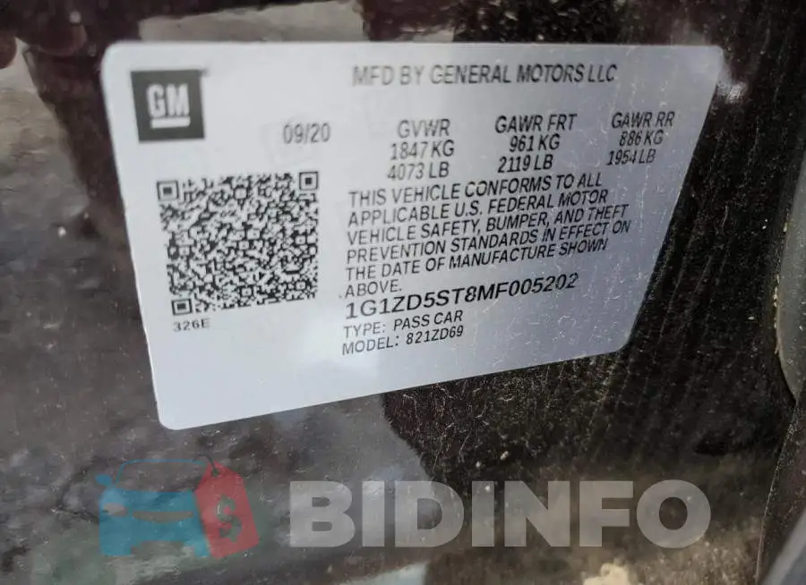1G1ZD5ST8MF005202 Photo# 12