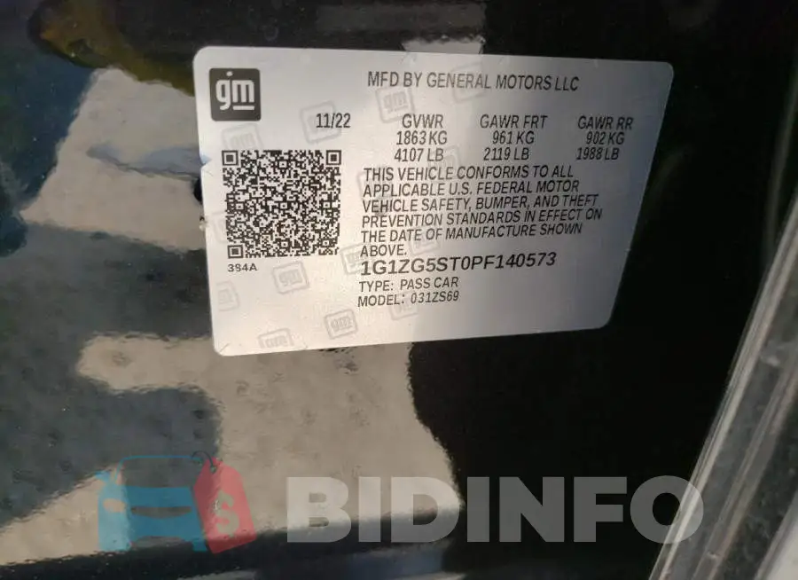 1G1ZG5ST0PF140573 Photo# 12