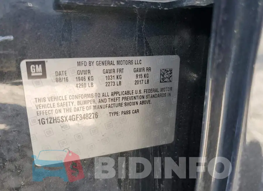 1G1ZH5SX4GF348276 Photo# 12