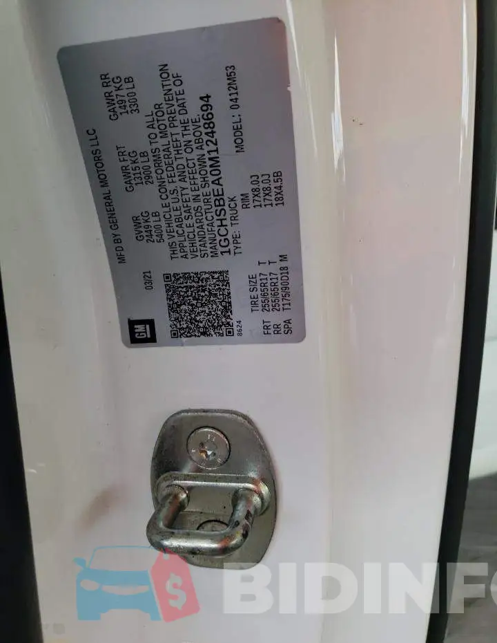 1GCHSBEA0M1248694 Photo# 12
