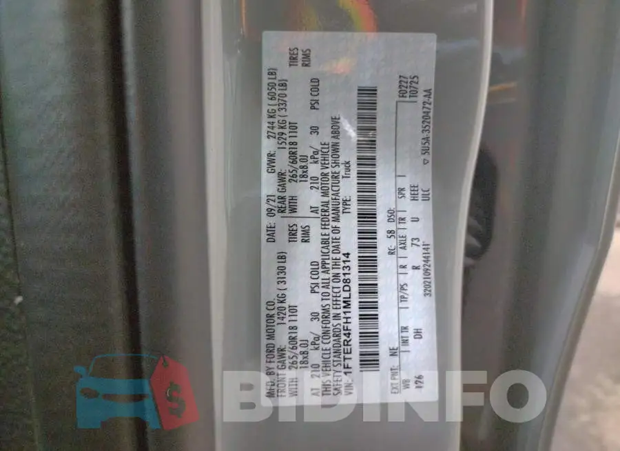 1FTER4FH1MLD81314 Photo# 12