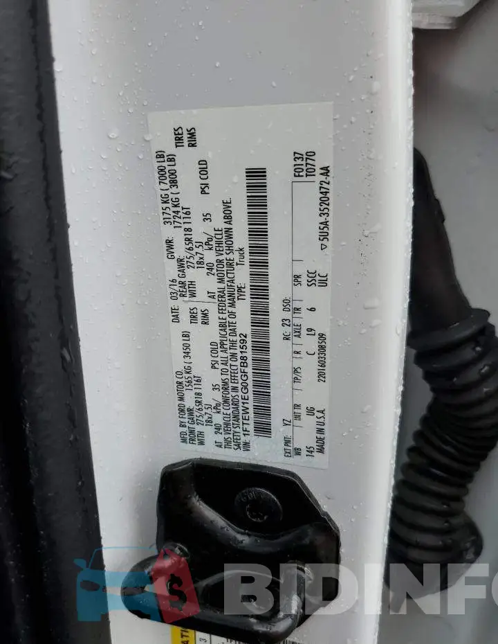1FTEW1EG0GFB81592 Photo# 12