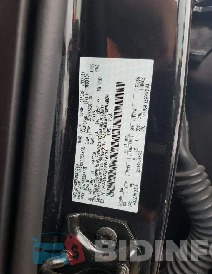 1FTEW1EG2FFB79793 Photo# 13