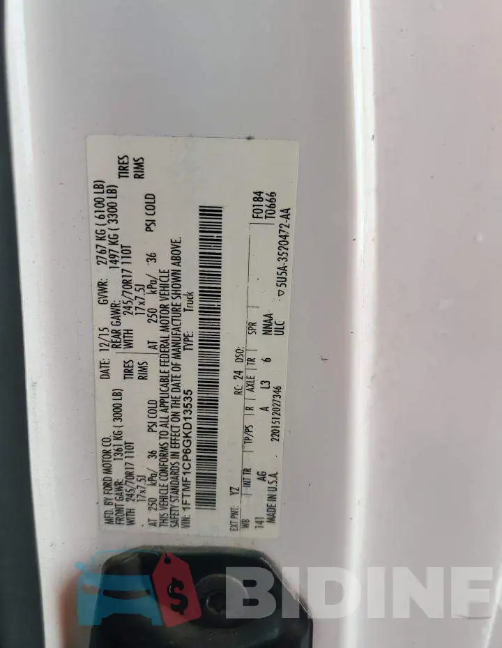 1FTMF1CP6GKD13535 Photo# 14