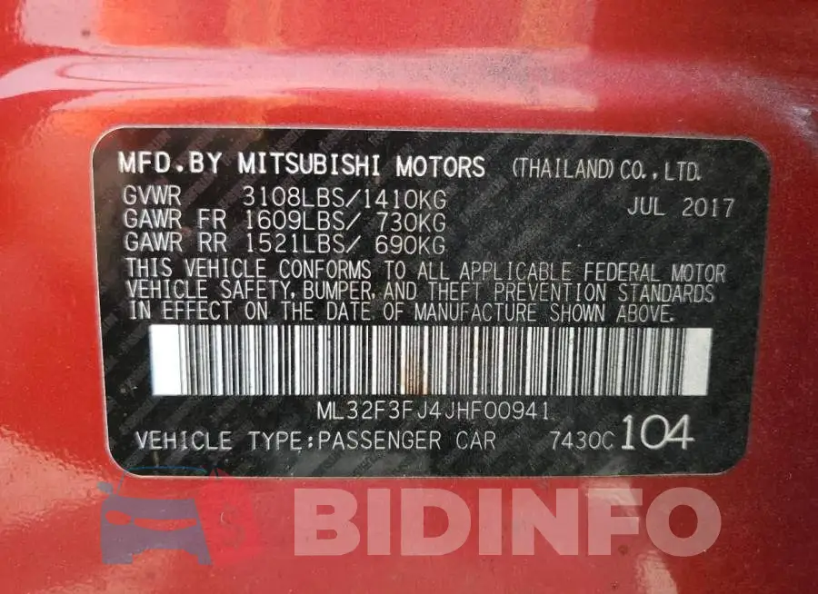 ML32F3FJ4JHF00941 Photo# 12