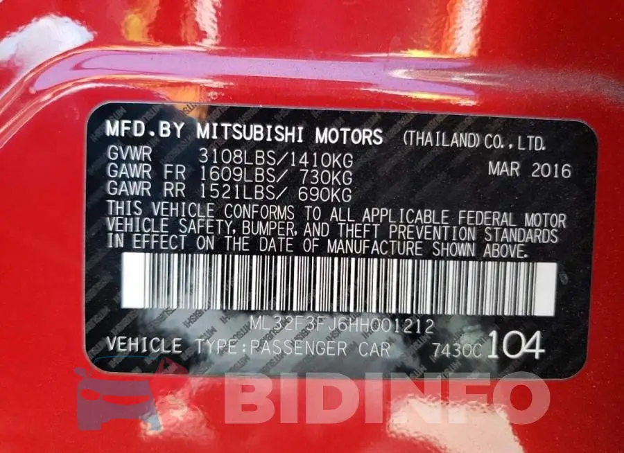 ML32F3FJ6HH001212 Photo# 12