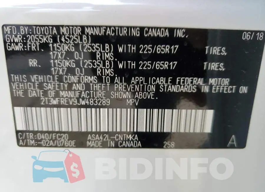 2T3WFREV9JW483289 Photo# 14