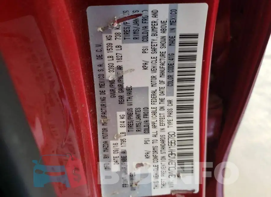 3MYDLBYV3HY155780 Photo# 12