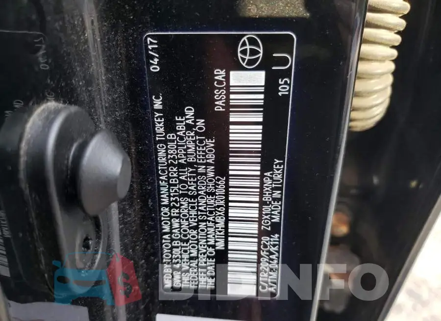 NMTKHMBX6JR010662 Photo# 12