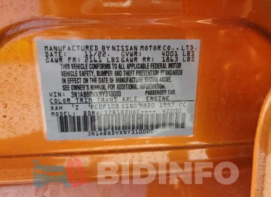 3N1AB8DVXNY310000 Photo# 12