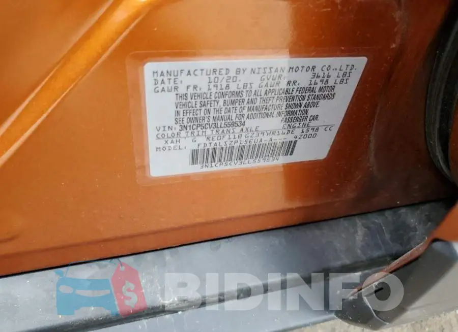 3N1CP5CV3LL559534 Photo# 14