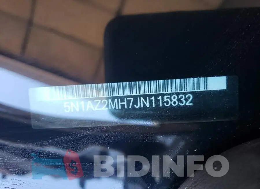 5N1AZ2MH7JN115832 Photo# 13
