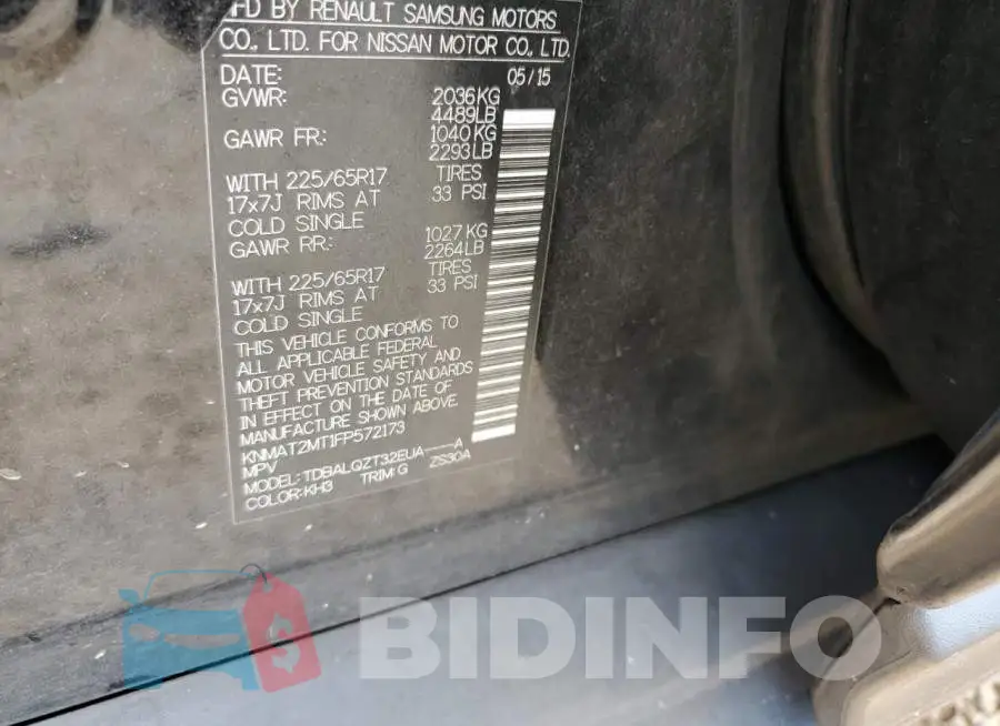 KNMAT2MT1FP572173 Photo# 12