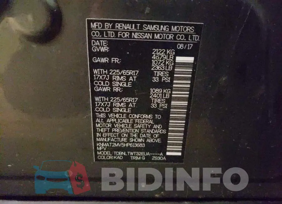 KNMAT2MV5HP613683 Photo# 12