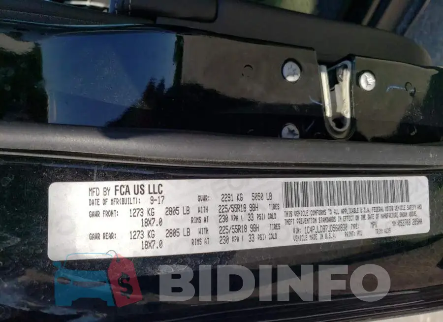 1C4PJLDB7JD560830 Photo# 12