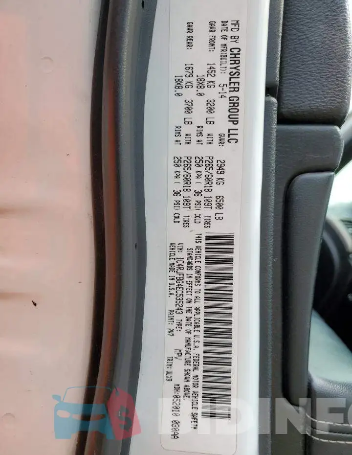 1C4RJFBG4EC535243 Photo# 12