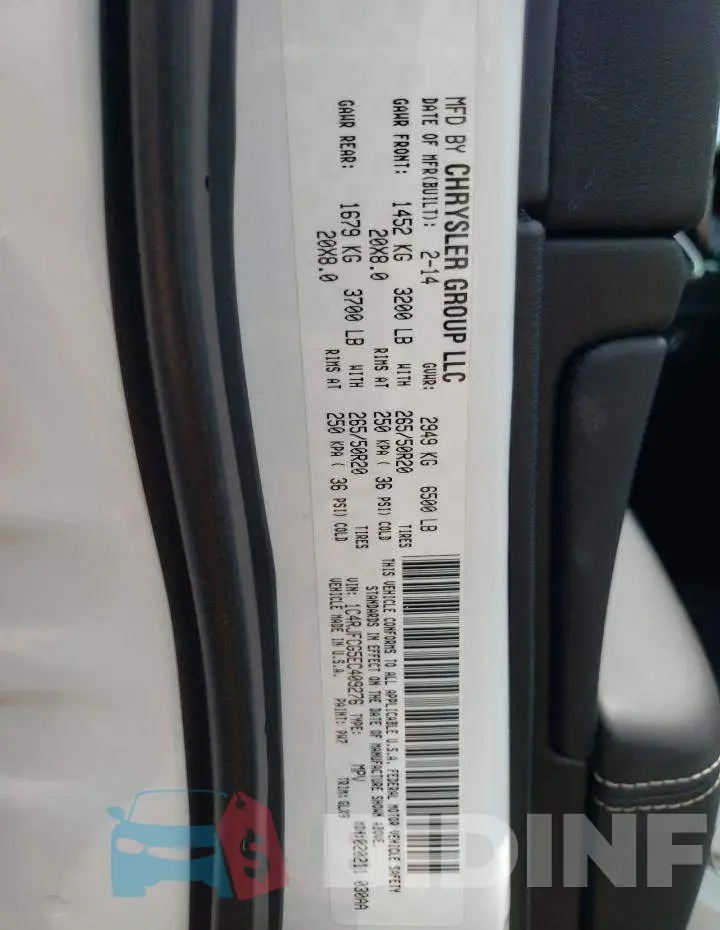 1C4RJFCG5EC409276 Photo# 12