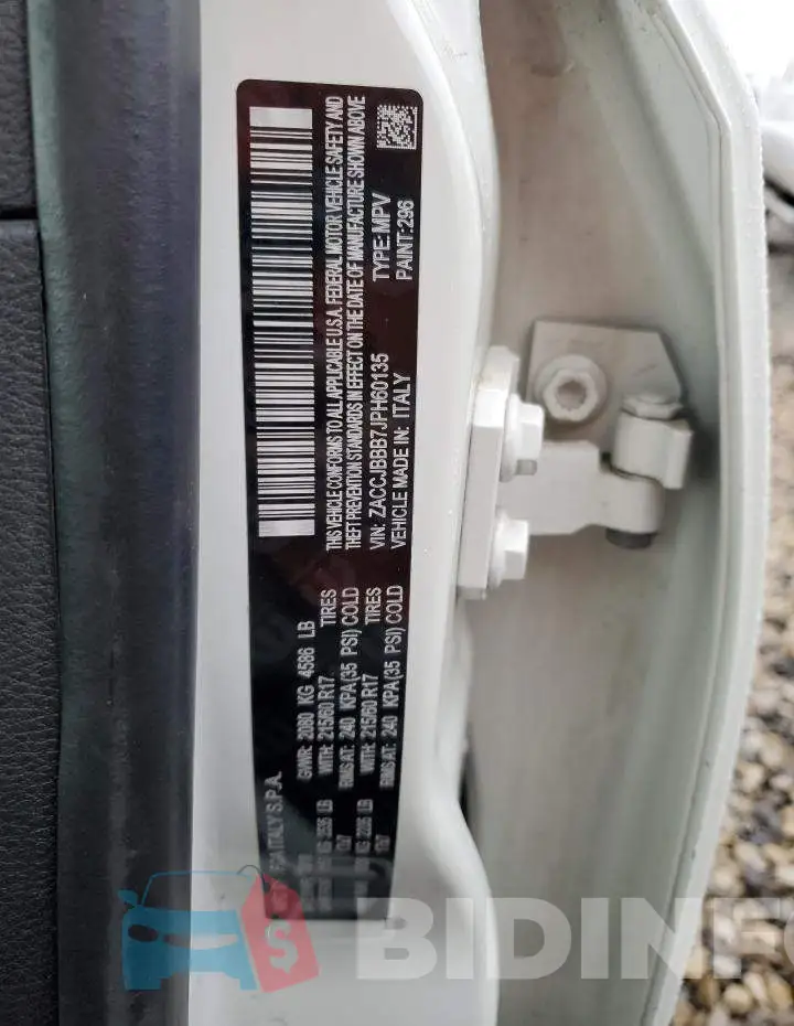 ZACCJBBB7JPH60135 Photo# 13