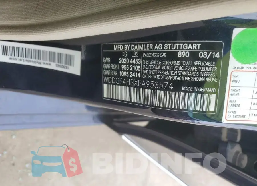 WDDGF4HBXEA953574 Photo# 12